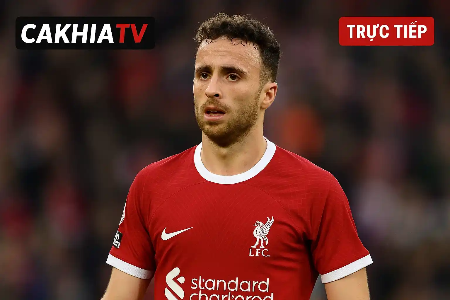 Diogo Jota trên màn hình trực tiếp CakhiaTV